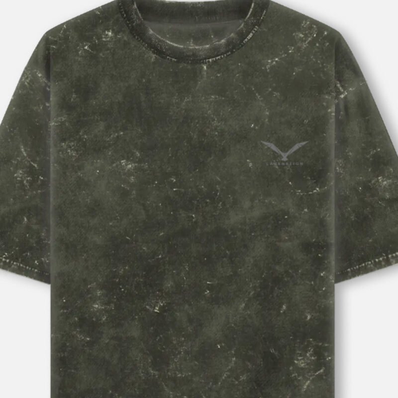 Unisex Acid Washed Oversized Tee