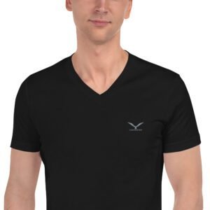 Unisex Short Sleeve V-Neck T-Shirt